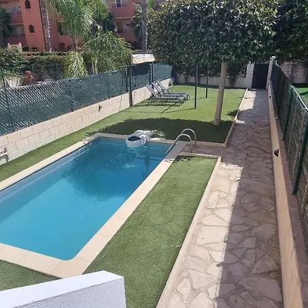 Homes Of Spain, Paraiso Playa, Ed Fatu Hiva Bajo Con Piscina Privada Y Jardin Privado En Primera Linea De Playa, Wifi *